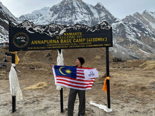 Annapurna Base Camp, with clients