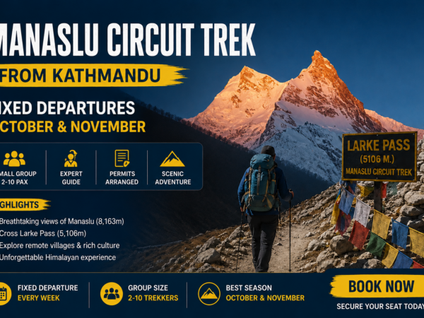 Manaslu Trek Fixed Departure