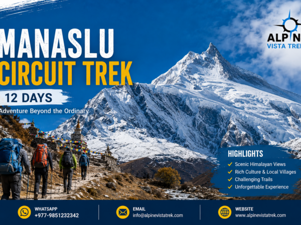 Manaslu Circuit Trek 12 days