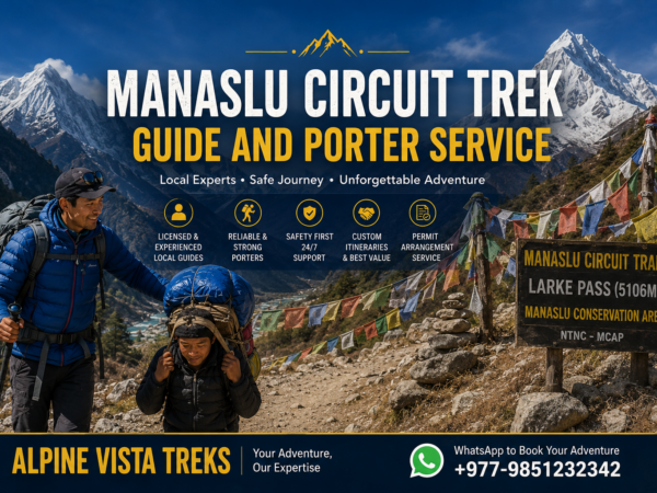 Manaslu Circuit Trek Guide and Porter Service
